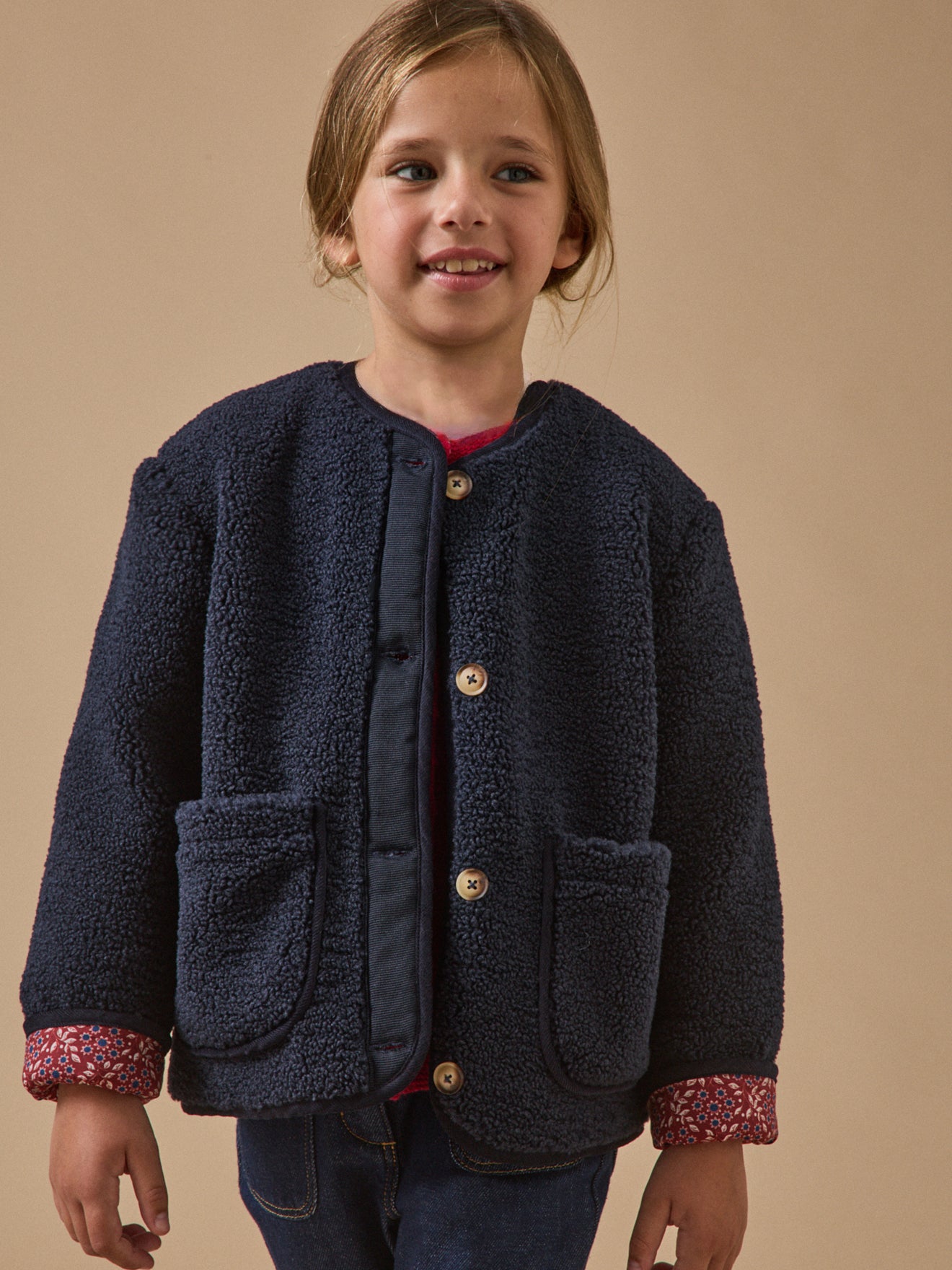 Girl's sherpa jacket