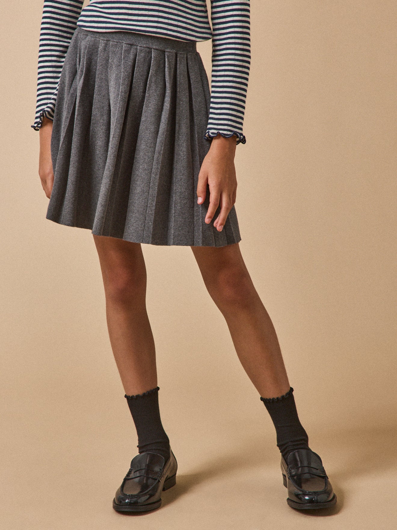 Jupe plissée en tricot - Collection Junior