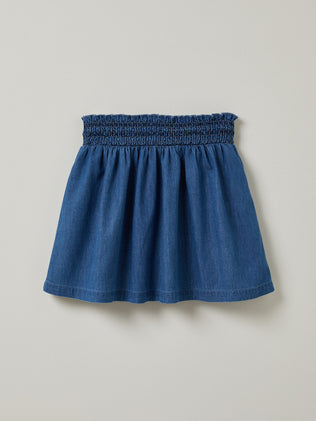 Girl's lightweight denim skirt