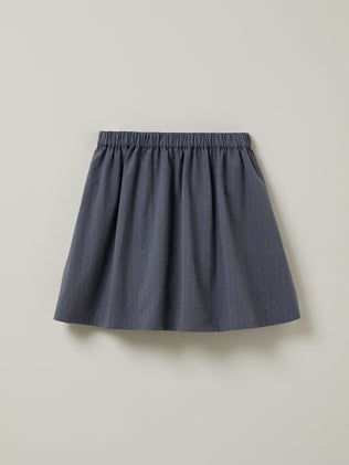 Girl's textured fabric skirt