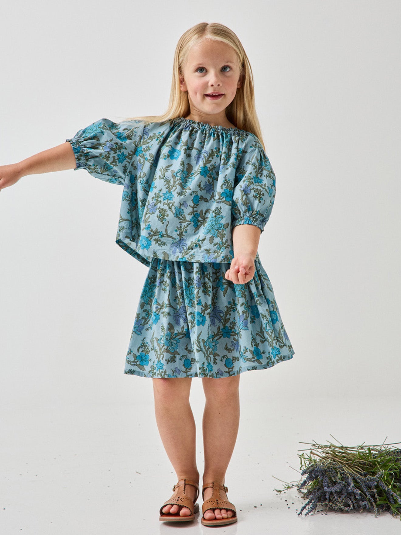 Jupe Fille imprimé Flore