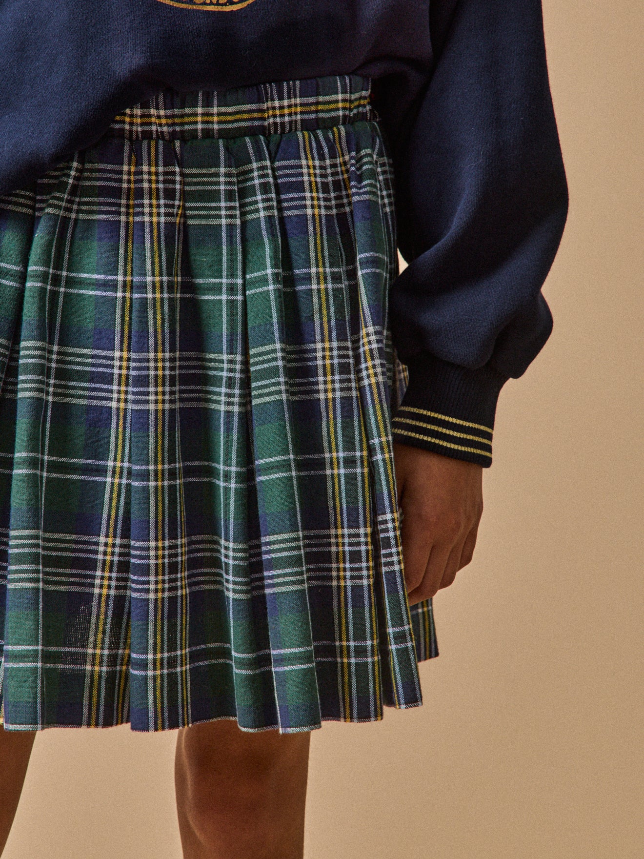 Girl's pleated skirt