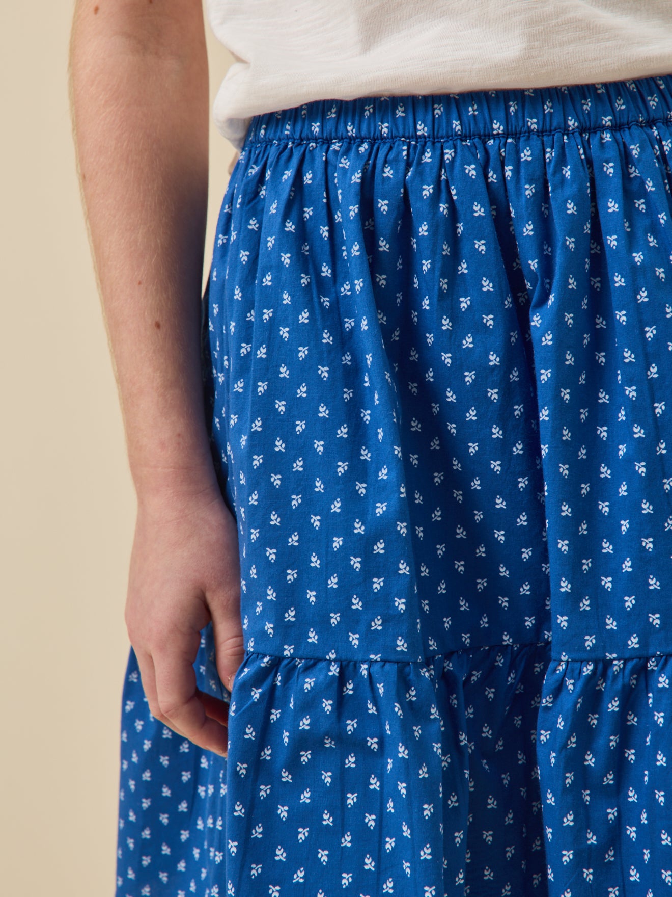 Girl's flounced skirt - The Junior Collection