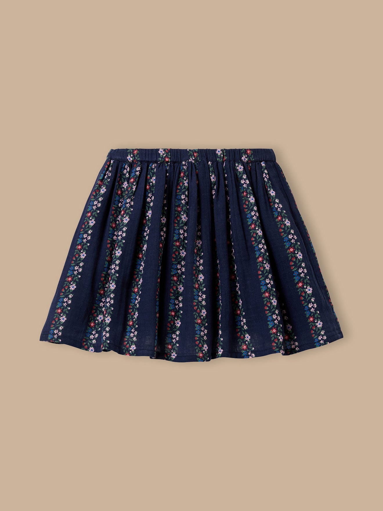 Girl's cotton cheesecloth skirt