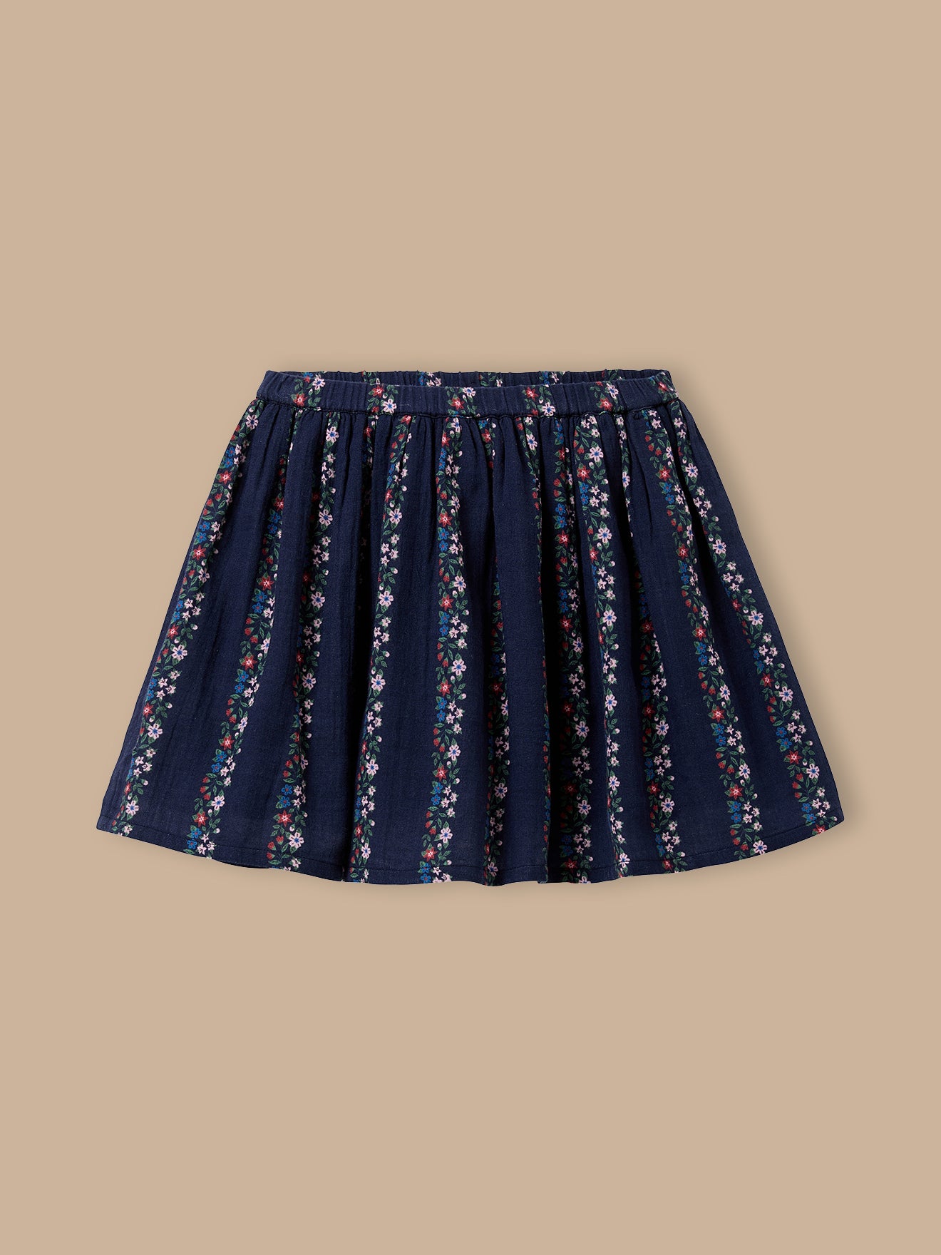 Girl's cotton cheesecloth skirt