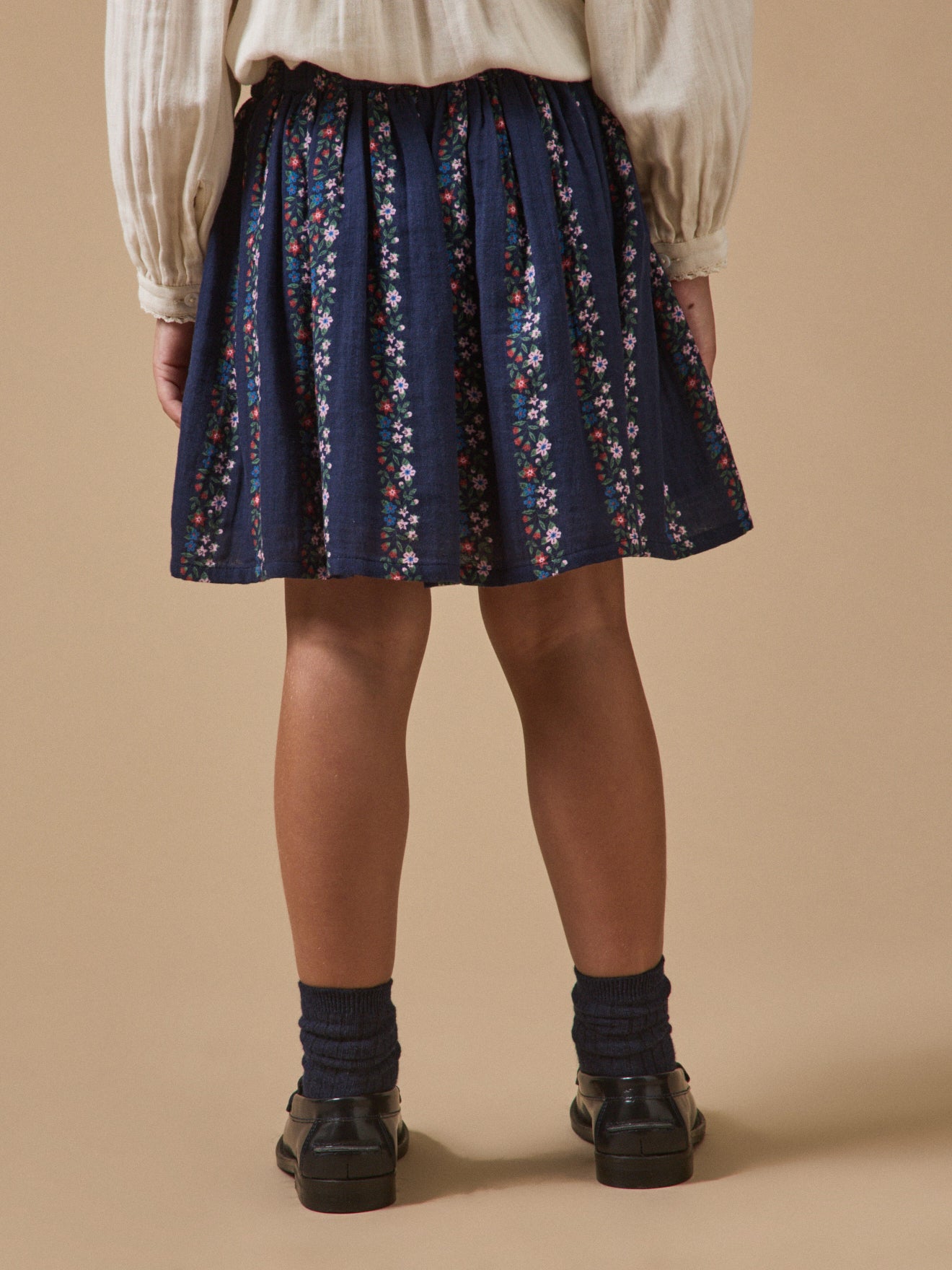 Girl's cotton cheesecloth skirt