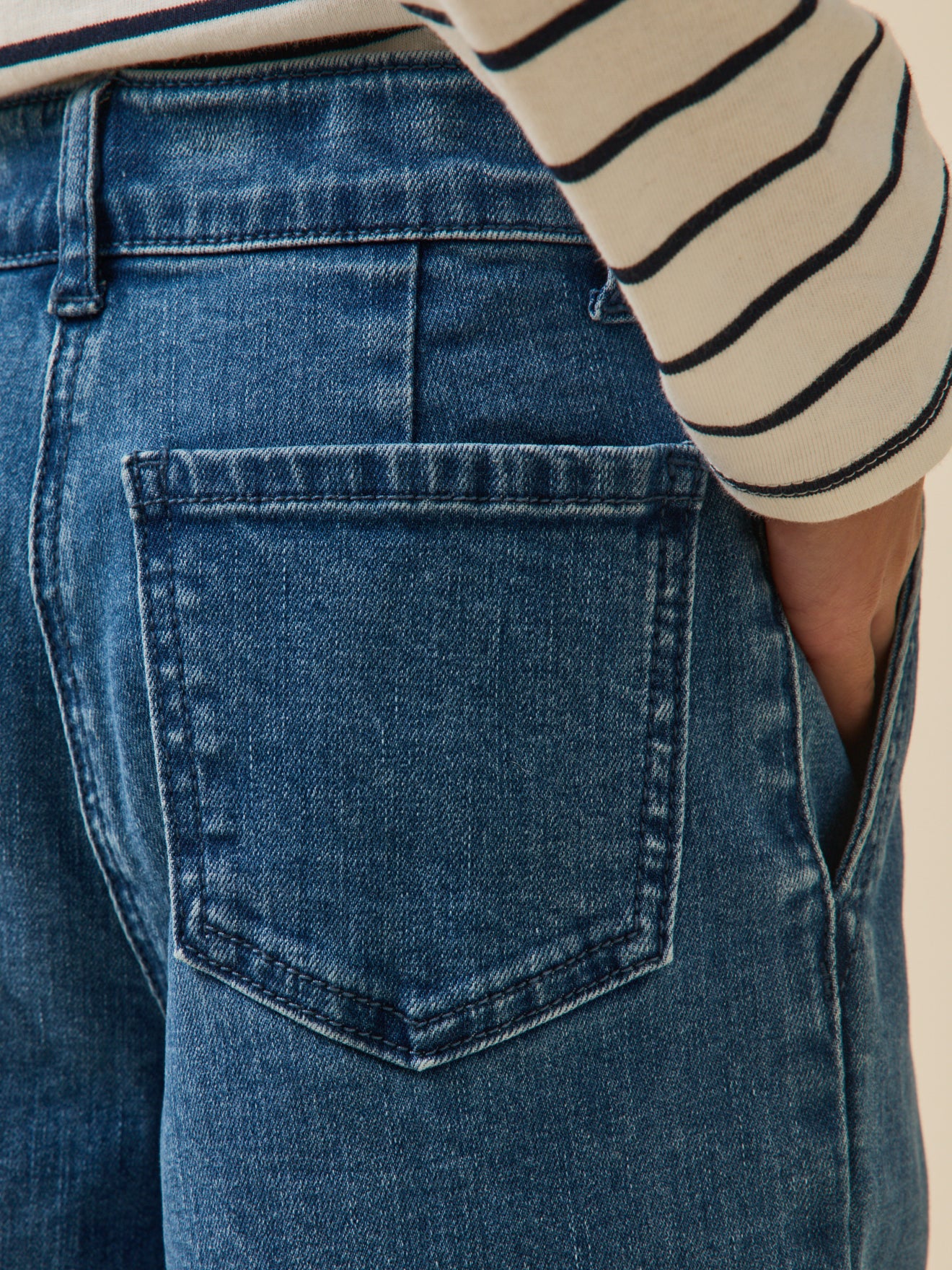 Pantalon large en denim - Collection Junior