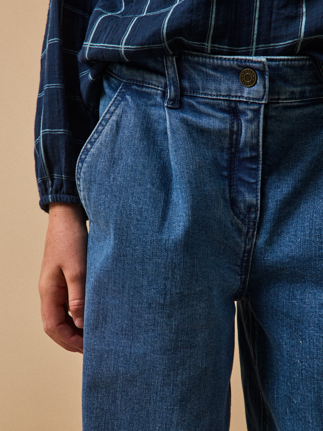 Pantalon large en denim - Collection Junior