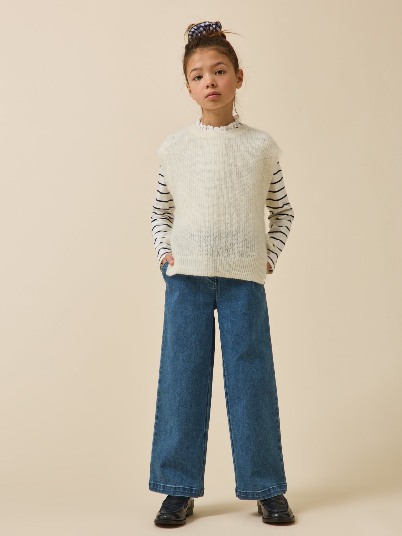 Pantalon large en denim - Collection Junior
