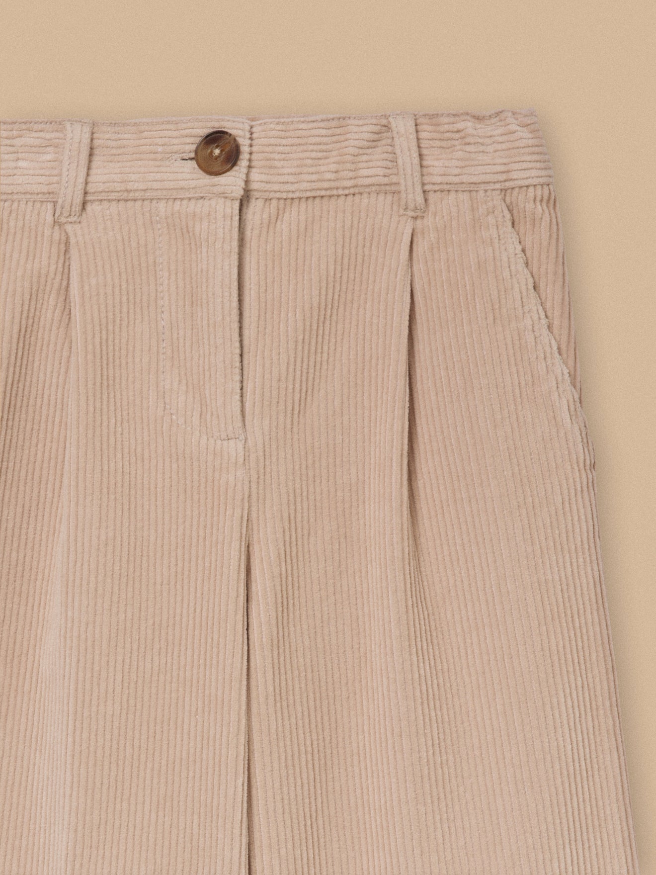 Pantalon flare en velours Fille