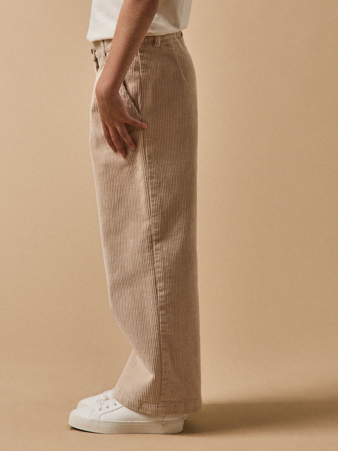 Pantalon flare en velours Fille