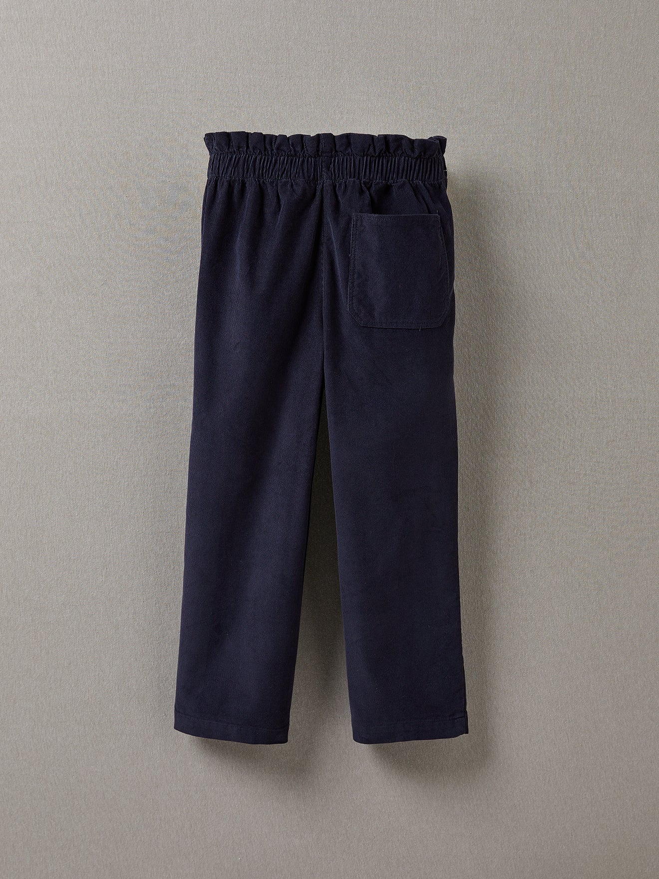 Girl's wide-leg corduroy trousers
