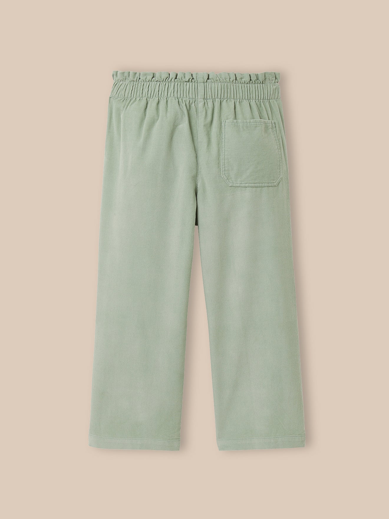 Girl's wide-leg corduroy trousers