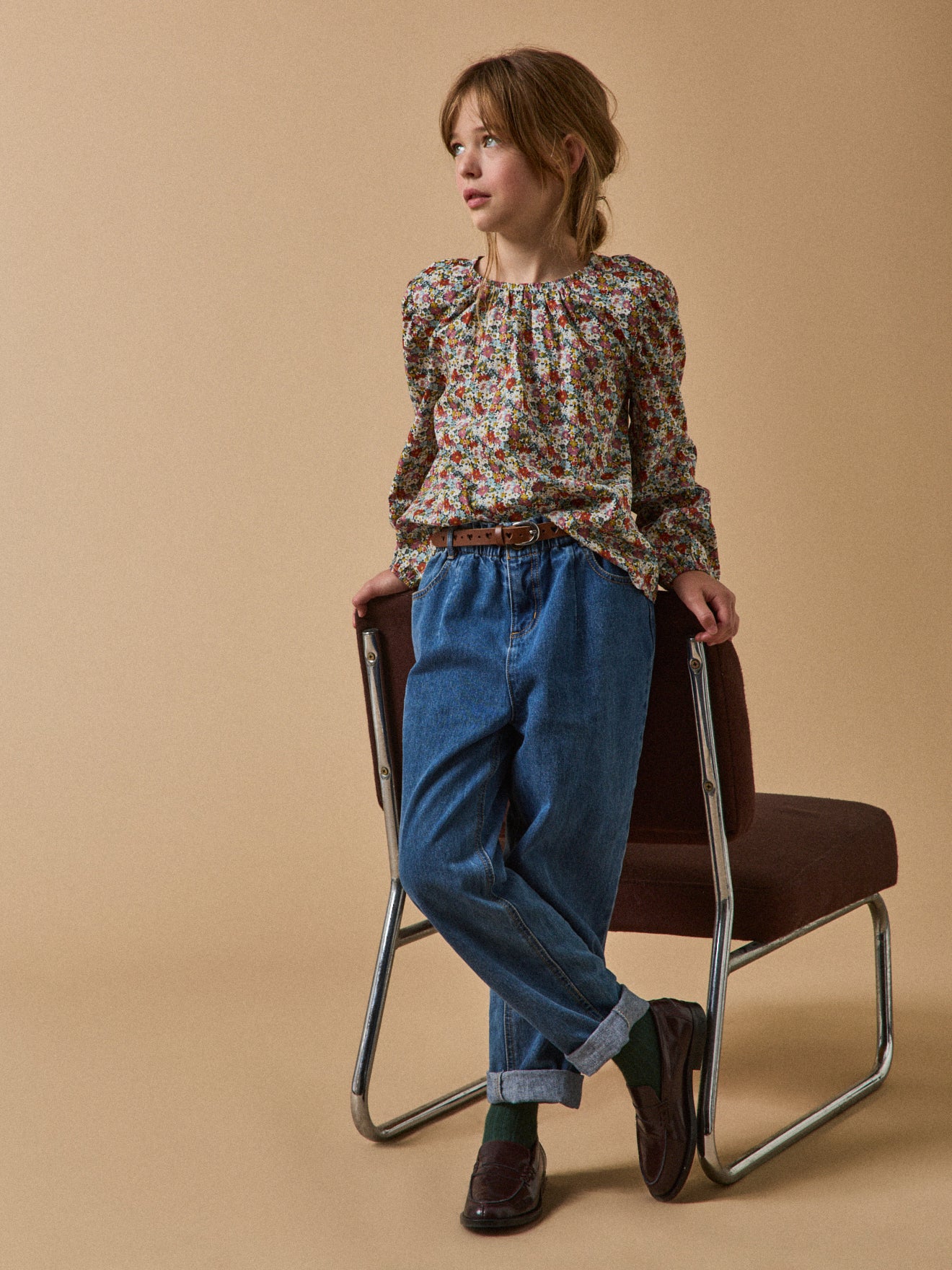 Girl's Mom-Fit jeans