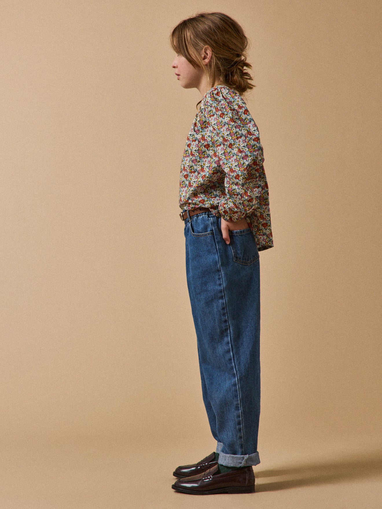 Girl's Mom-Fit jeans