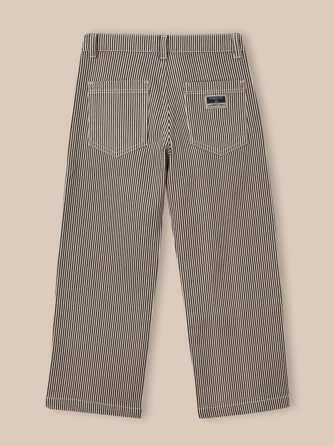 Pantalon droit rayé Fille