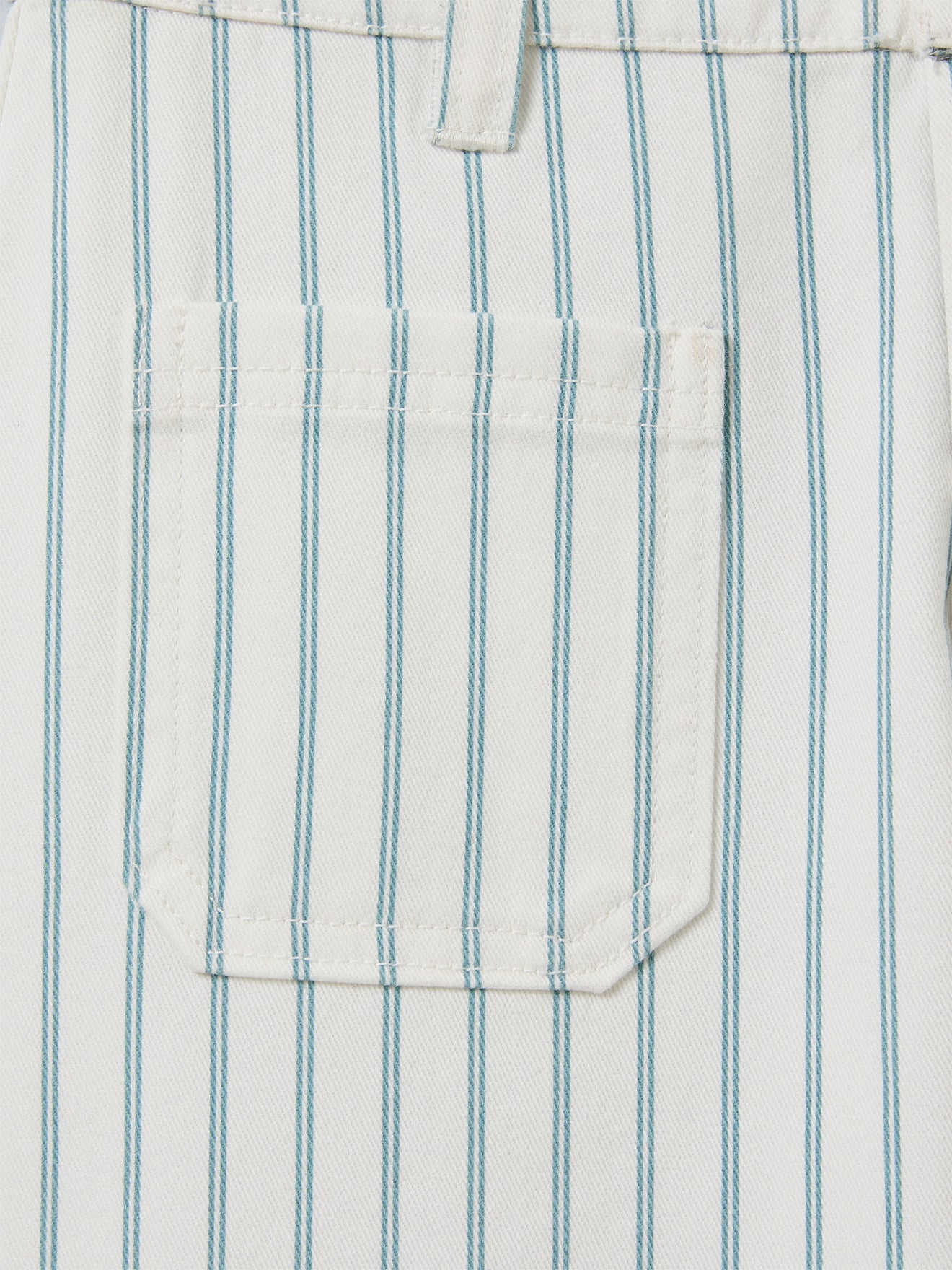 Pantalon en denim rayé Fille