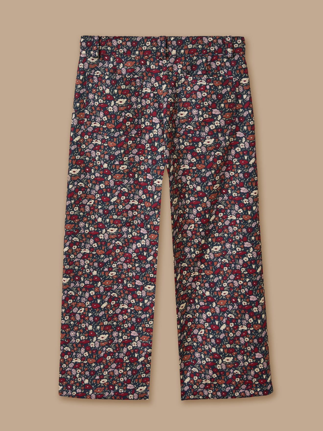 Girl's Petal&Daisy motif trousers - Made with Liberty Fabric