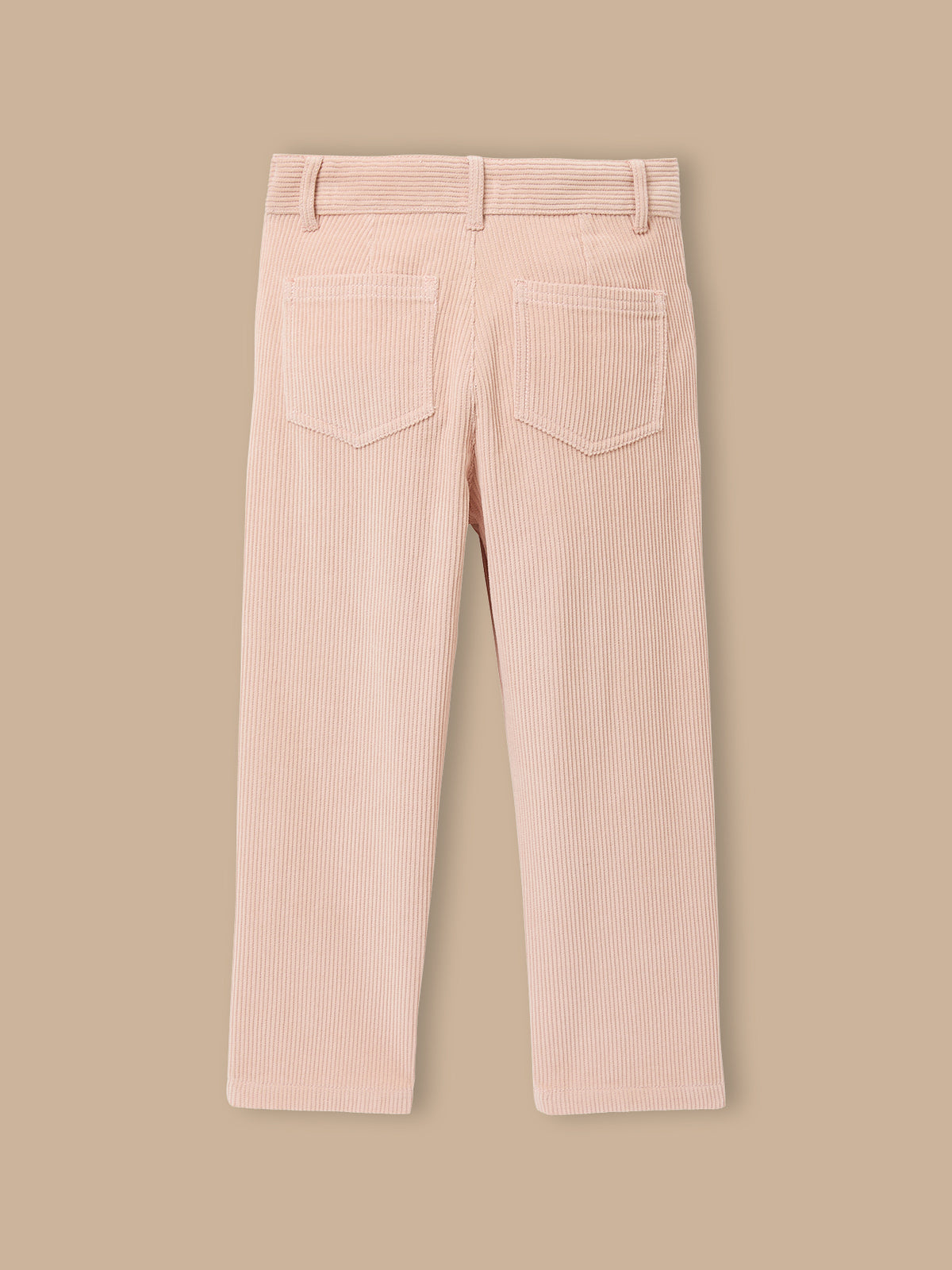 Girl's straight-leg corduroy trousers