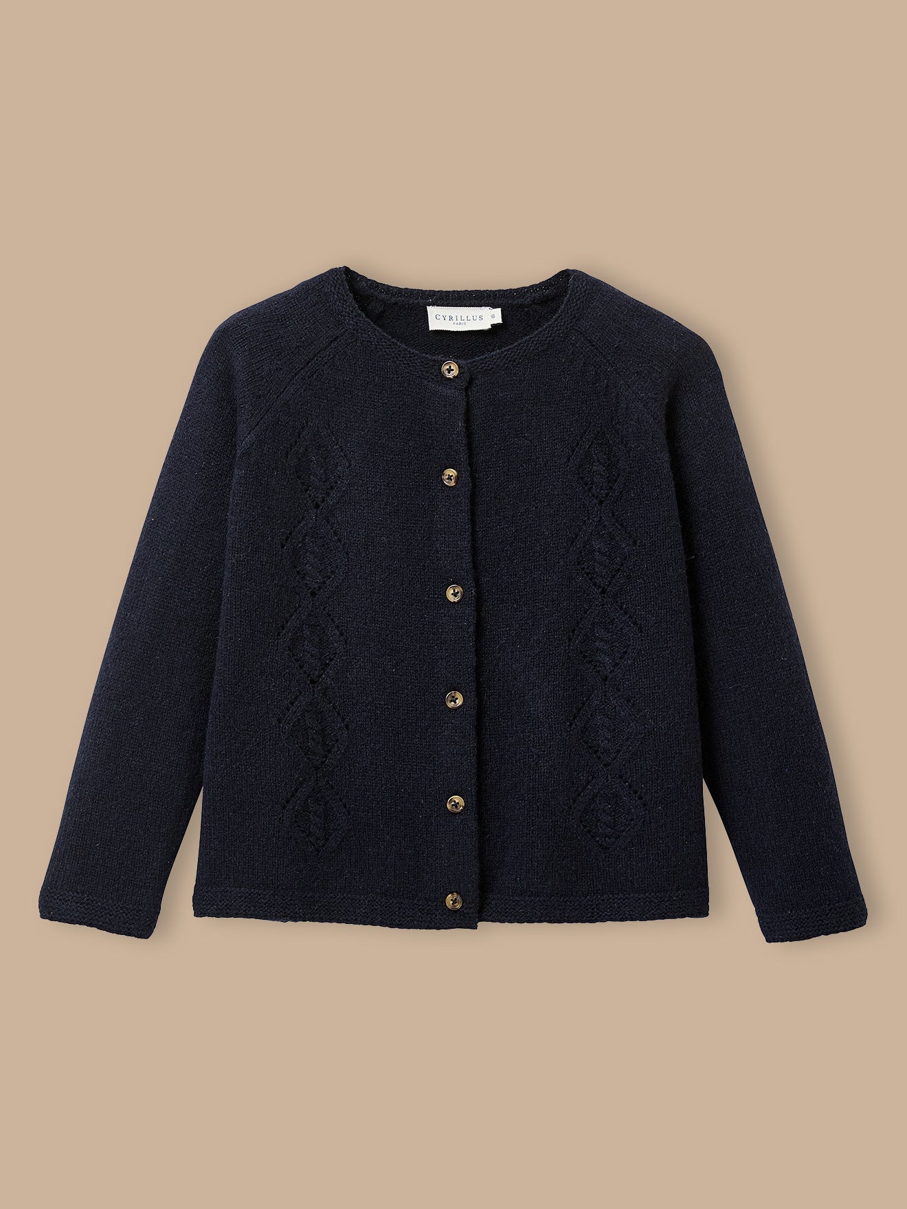 Cardigan Fille en laine mérinos