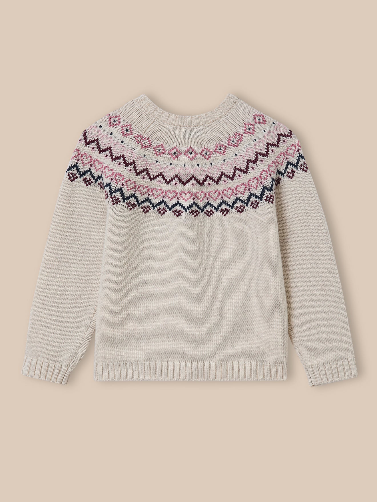 Cardigan jacquard Fille