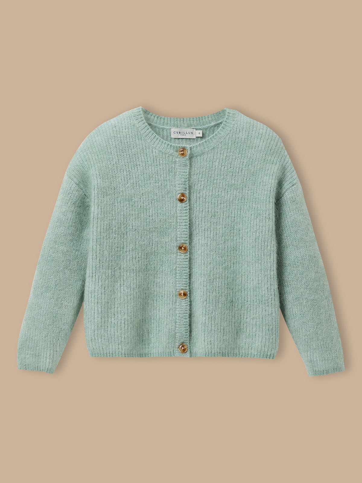 Girl's cardigan with mohair and  - The Junior Collection