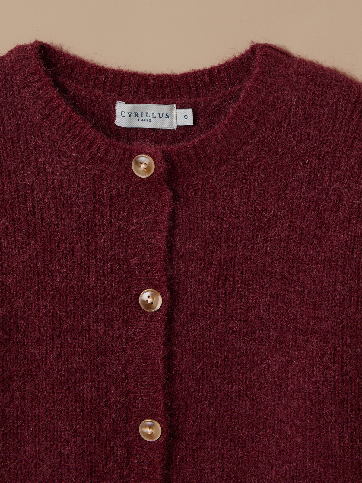 Girl's cardigan with mohair and  - The Junior Collection