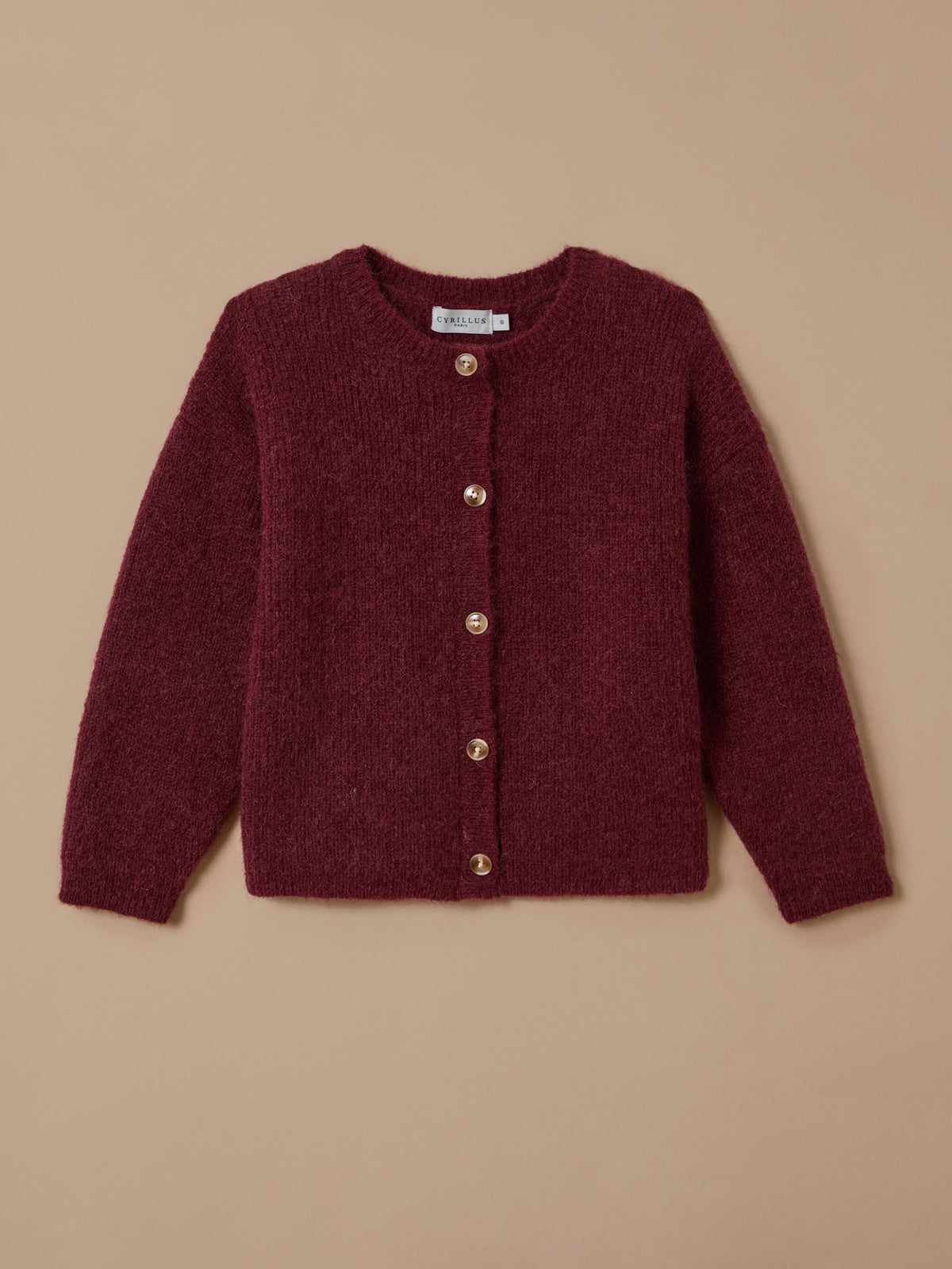 Girl's cardigan with mohair and  - The Junior Collection