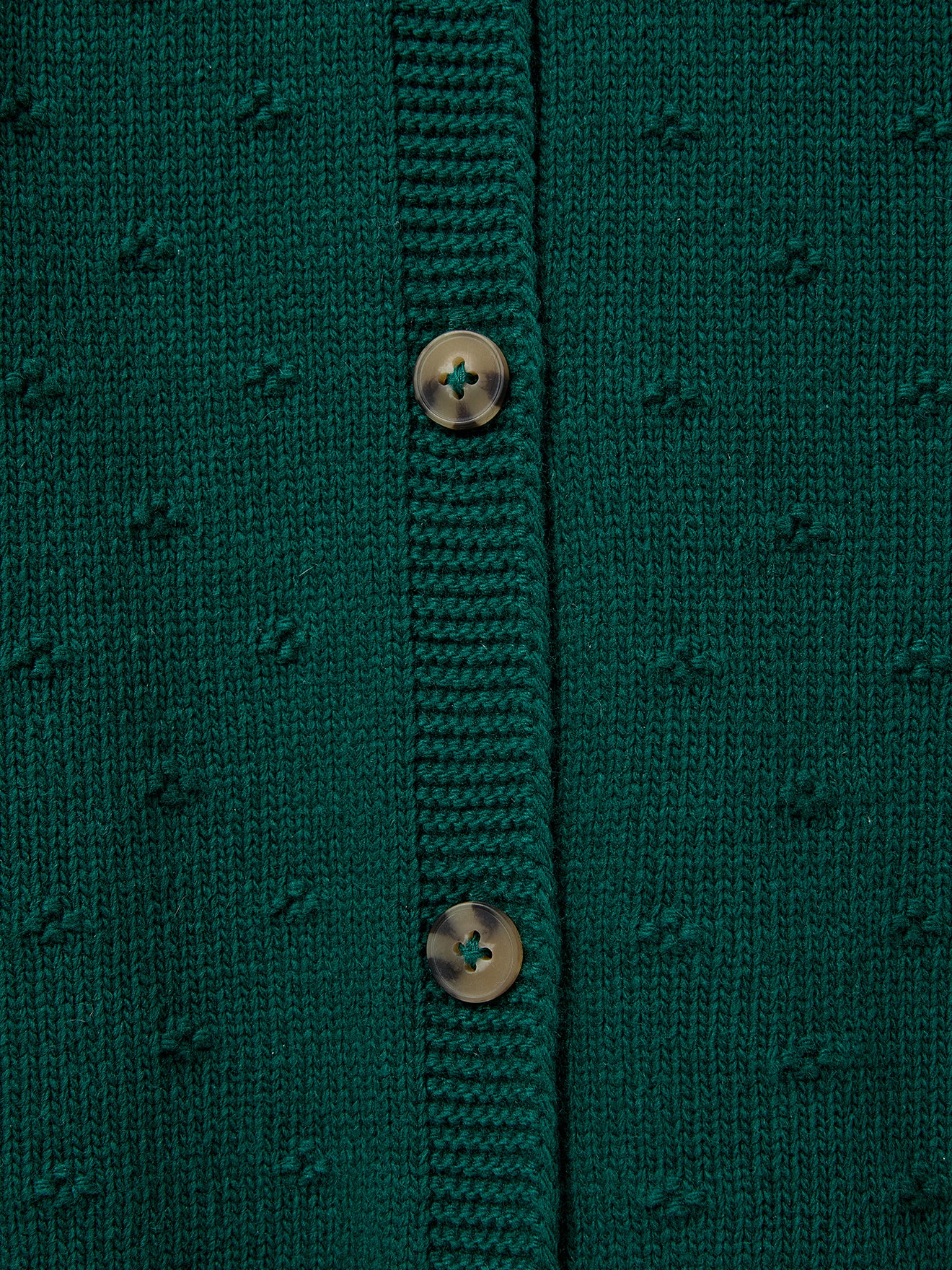 Girl's patterned knit cardigan