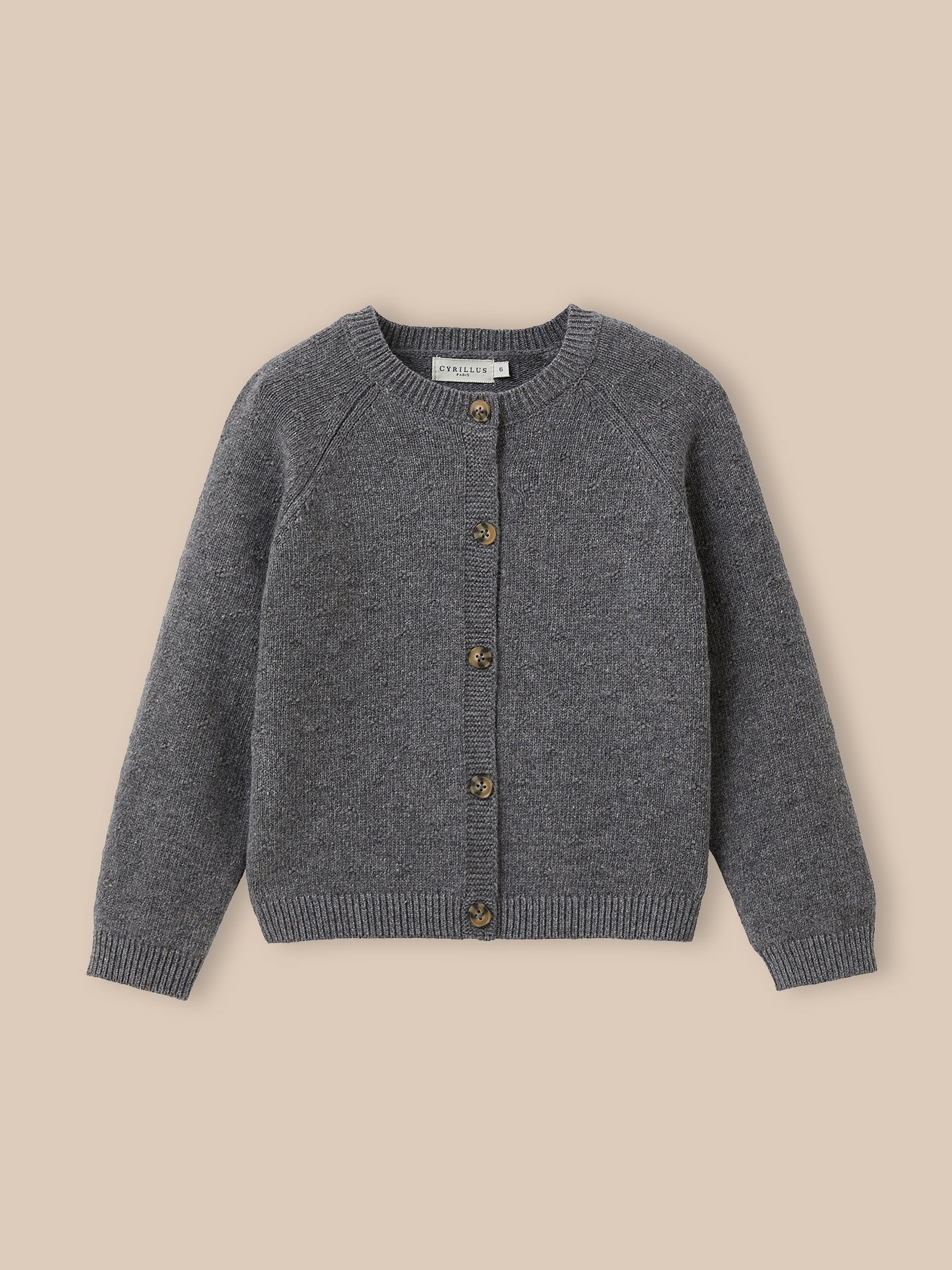 Cardigan Fille point fantaisie