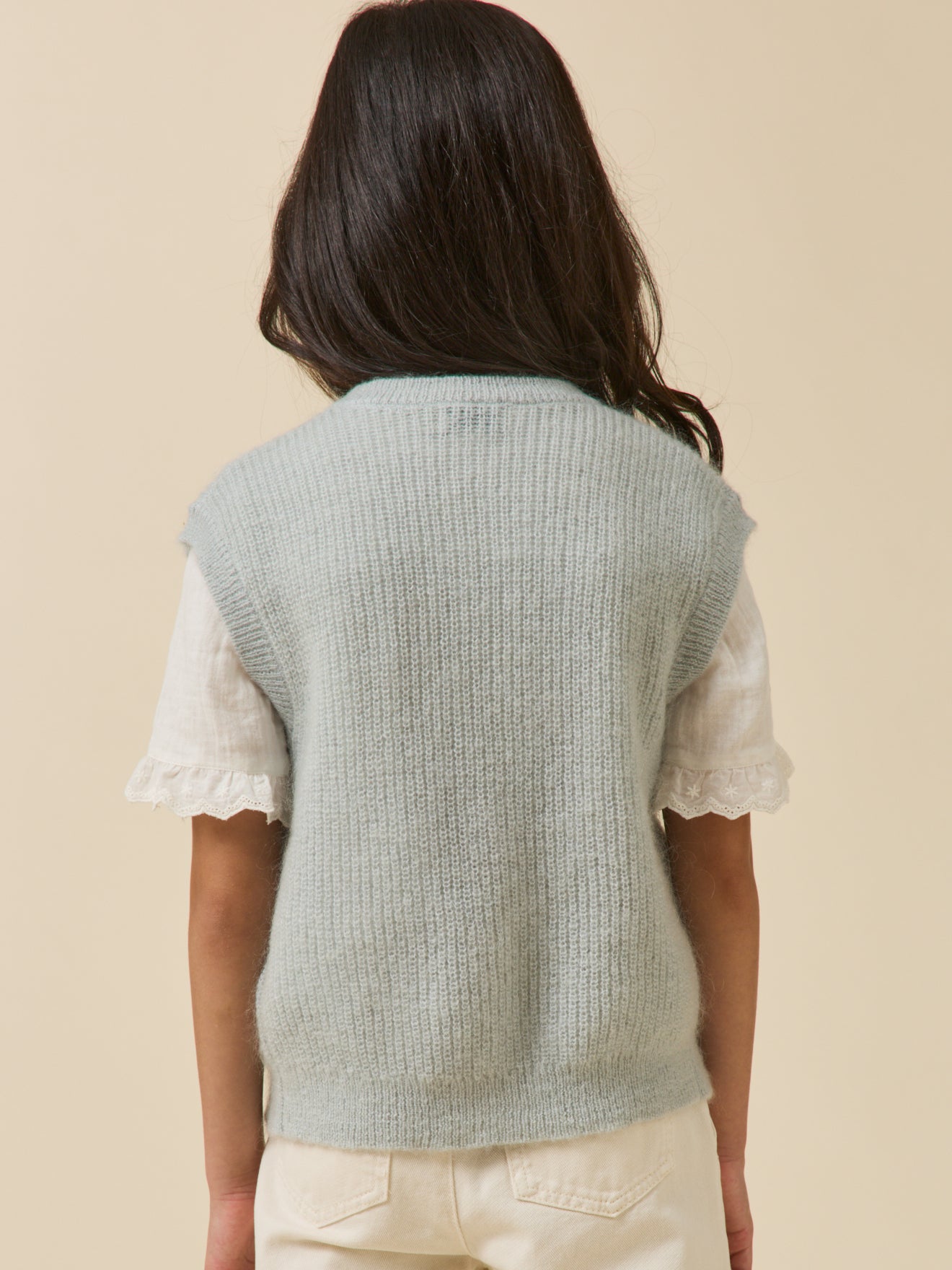 Cardigan Fille laine et mohair