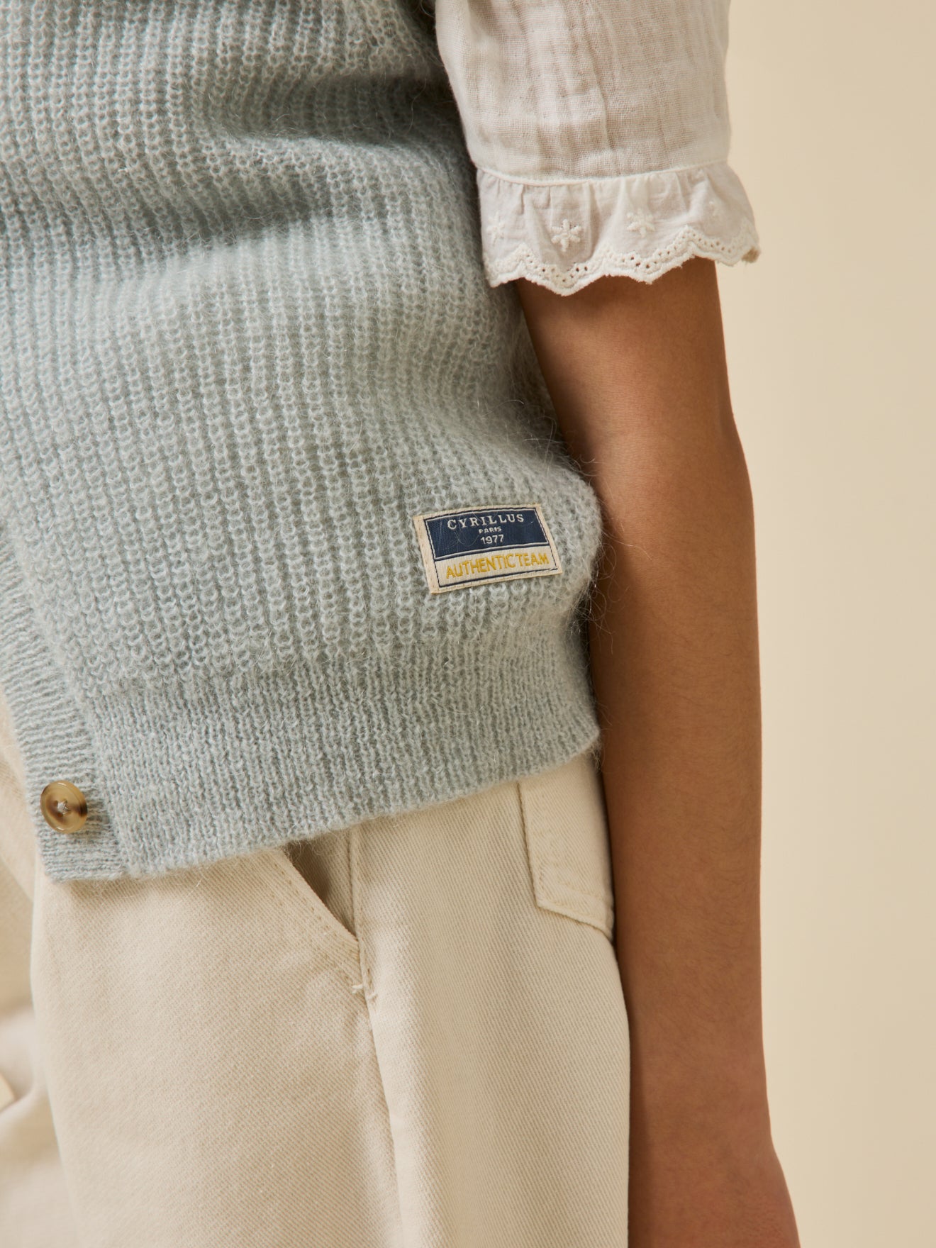 Cardigan Fille laine et mohair