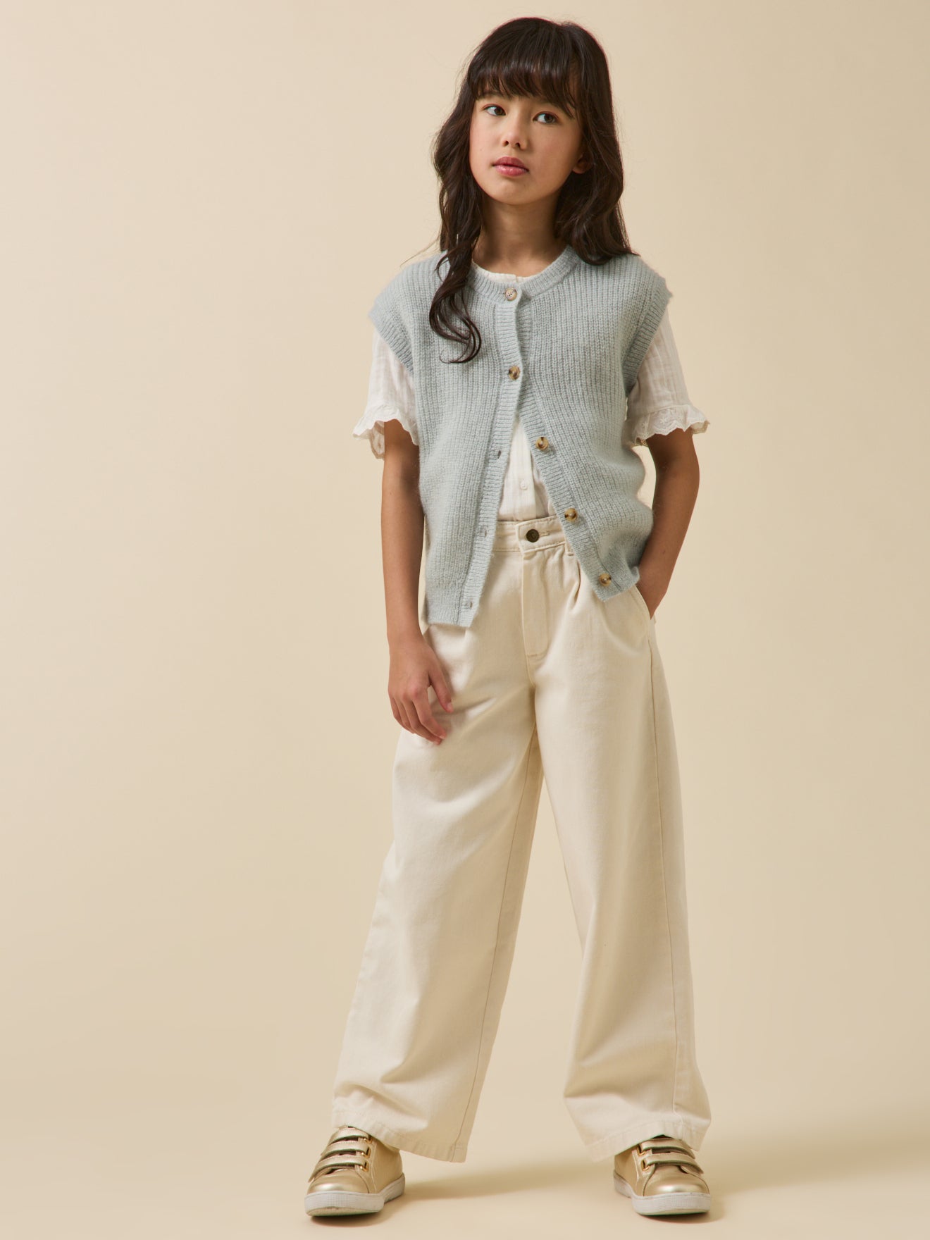 Cardigan Fille laine et mohair