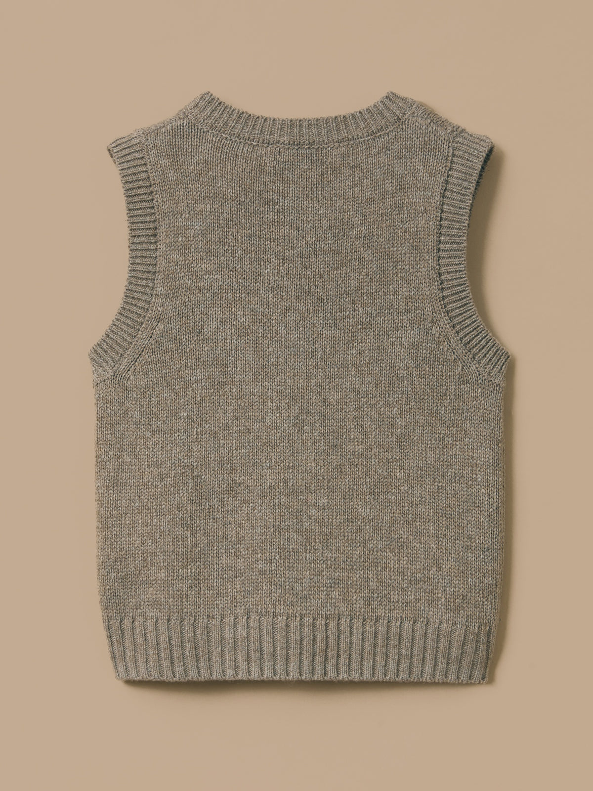 Cardigan jacquard sans manches Fille