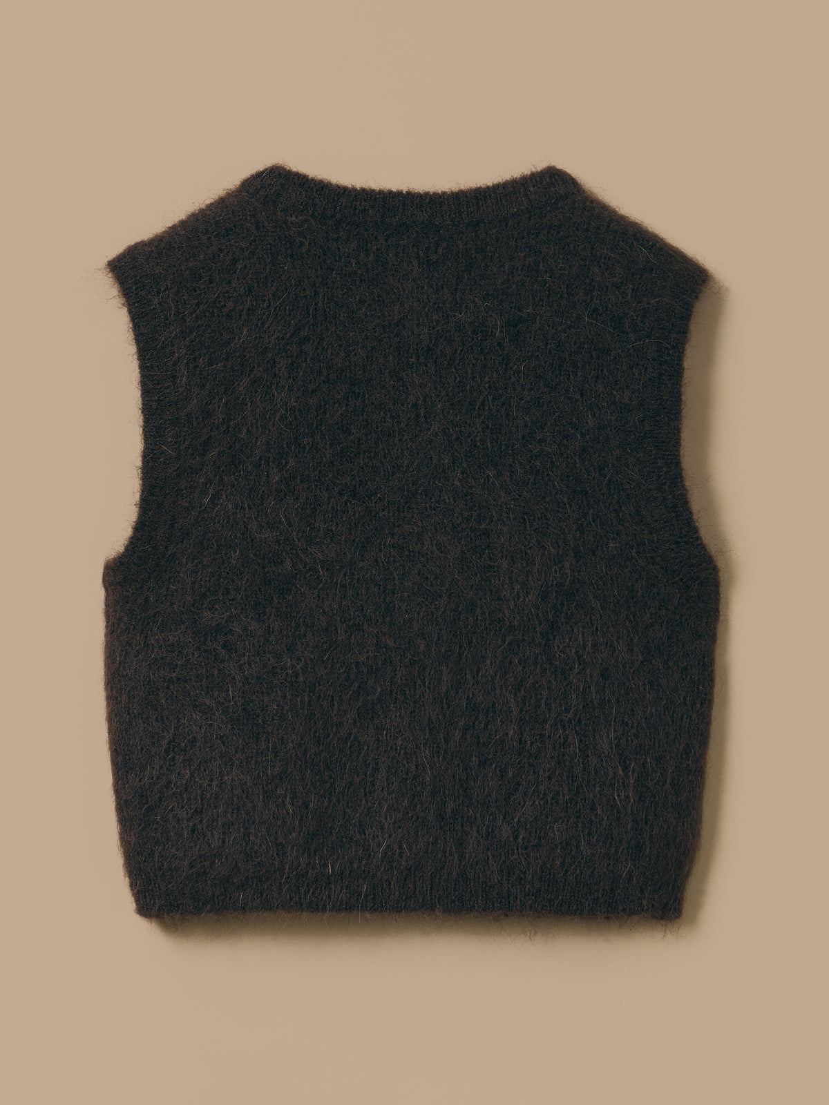 Girl's soft sleeveless cardigan