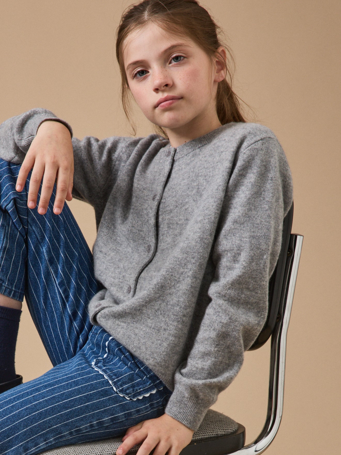 Cardigan en cachemire Fille