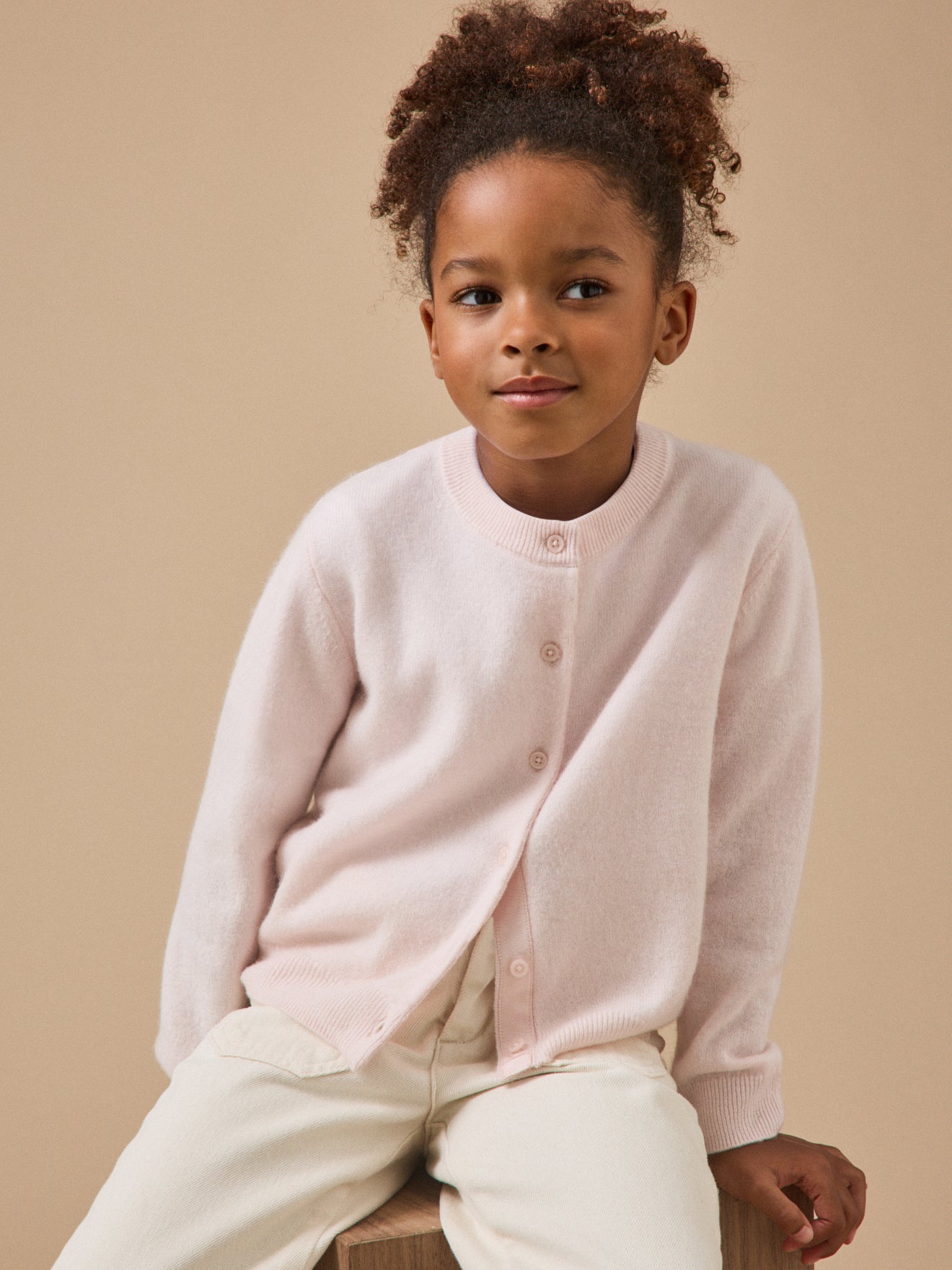 Cardigan en cachemire Fille