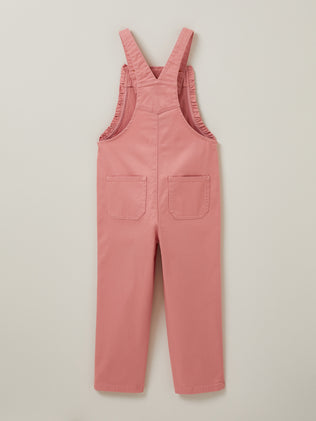 Girl's twill dungarees