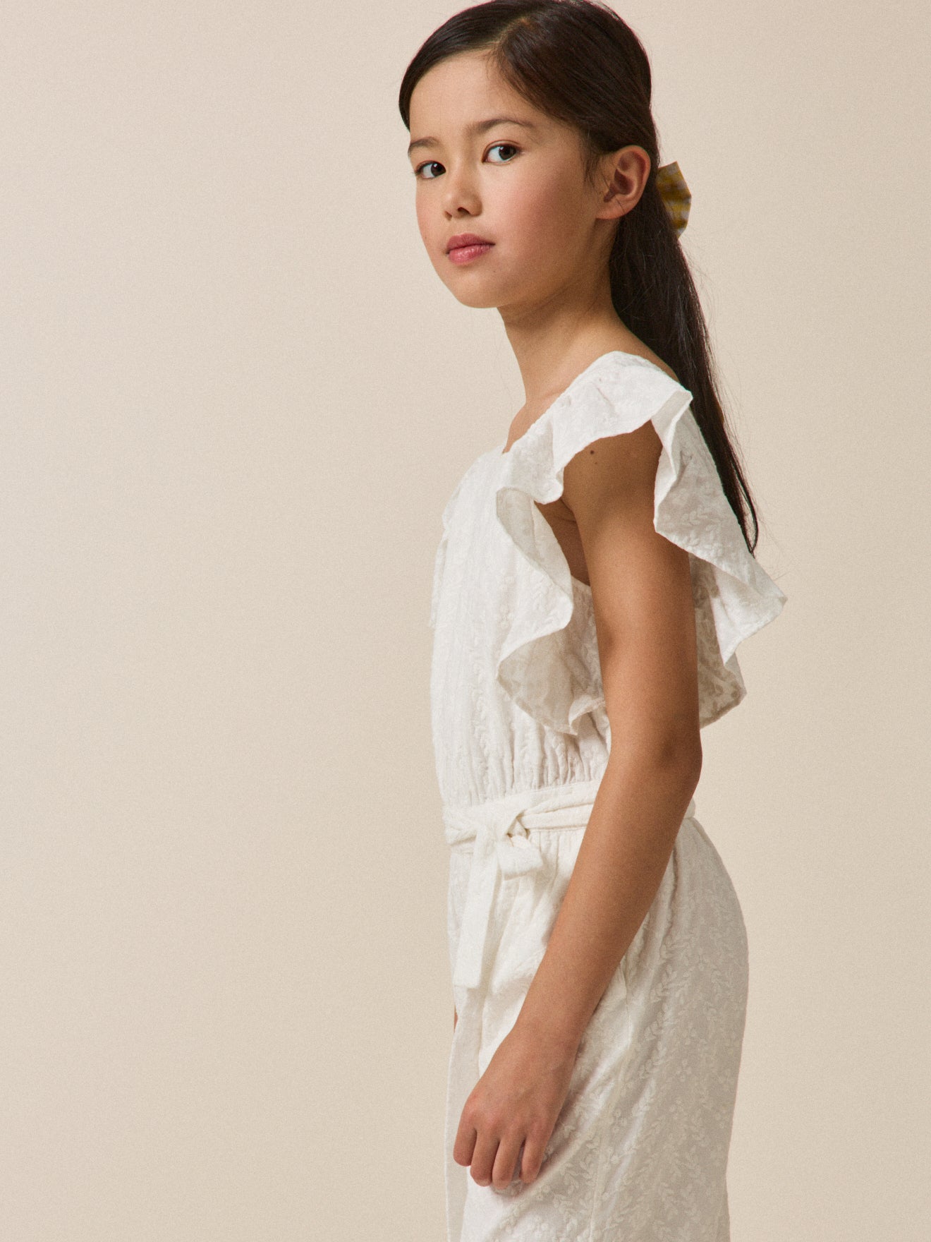 Girl's Suzanne jumpsuit - Feather Bridal Party