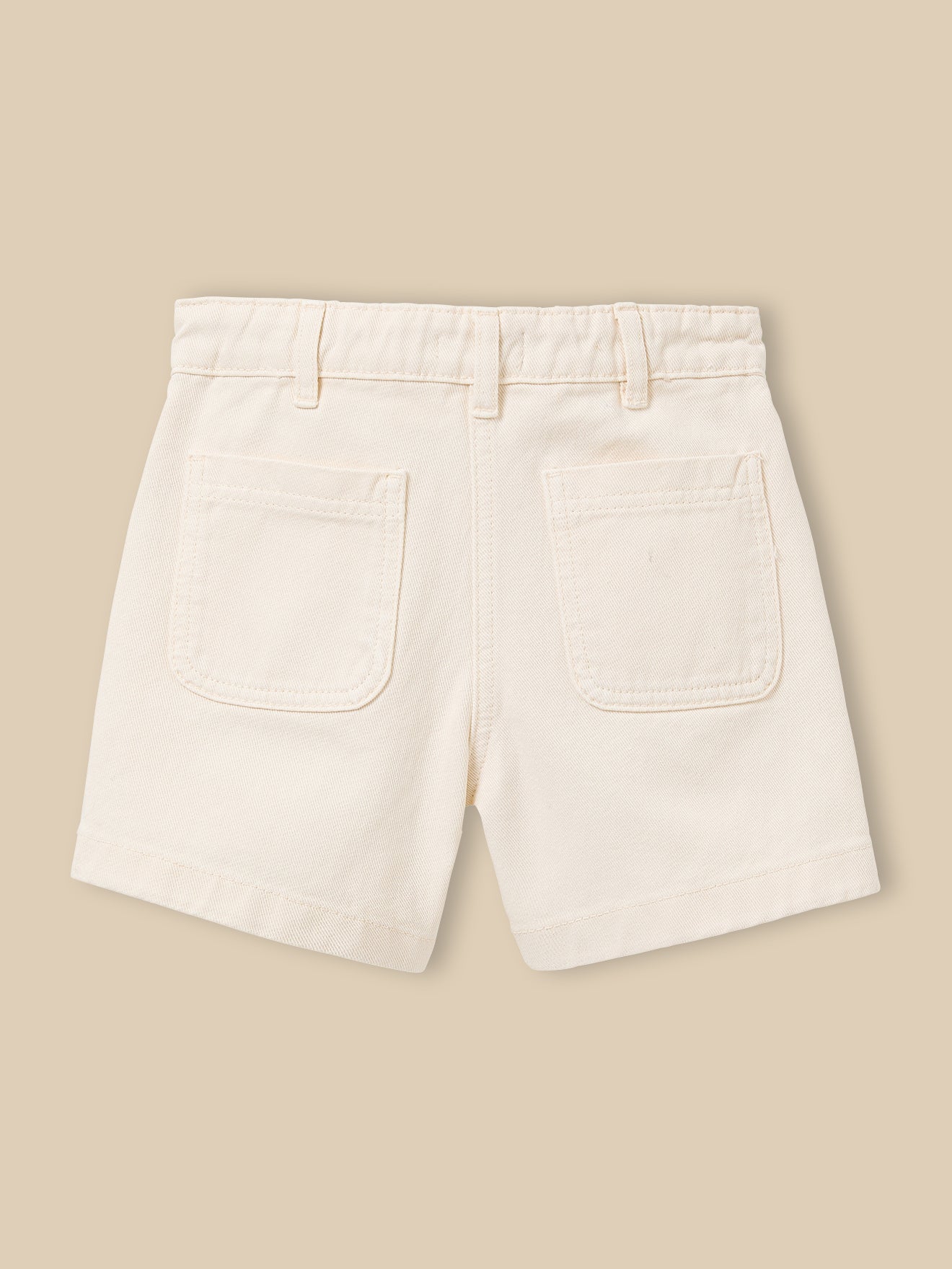 Short Fille denim couleur