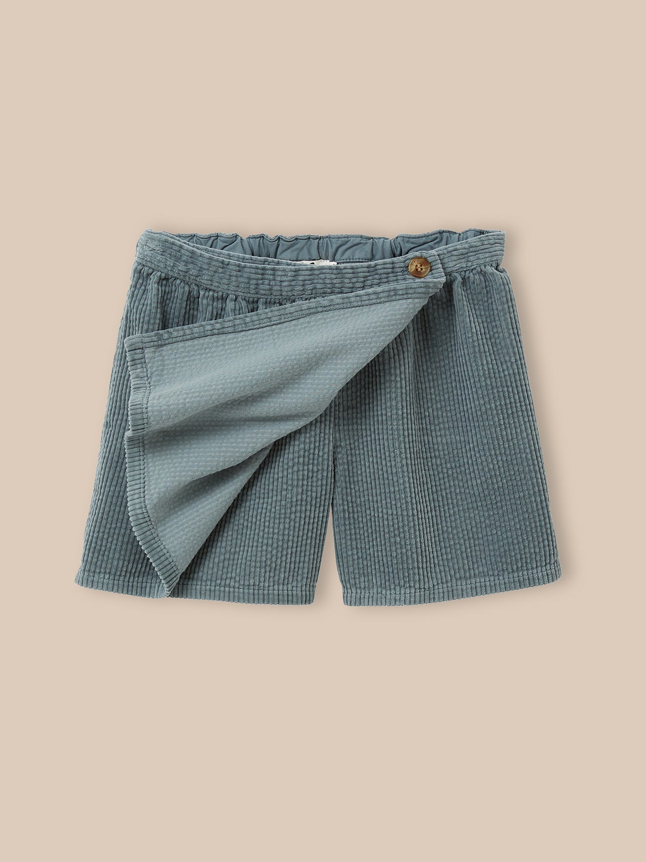 Jupe-short en velours Fille