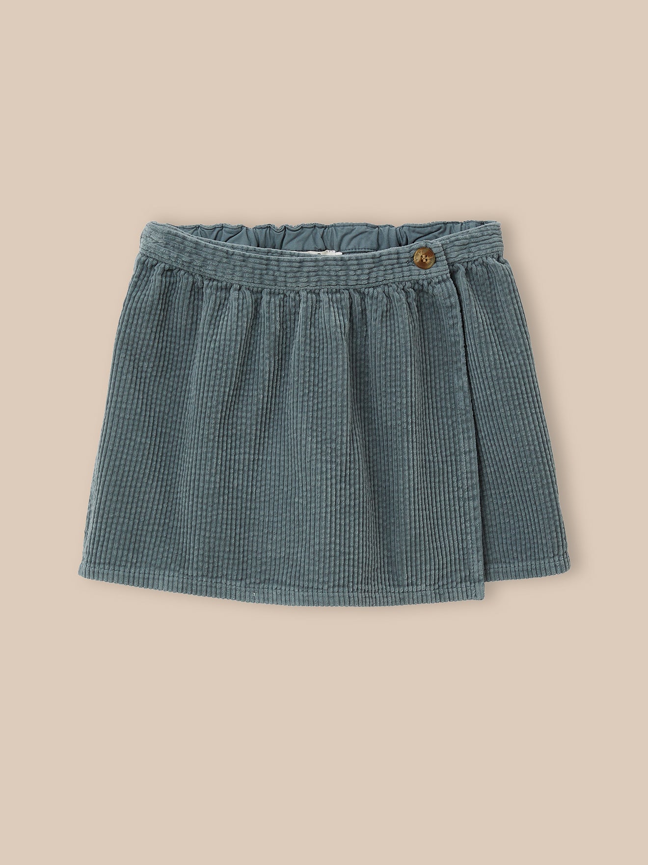 Jupe-short en velours Fille