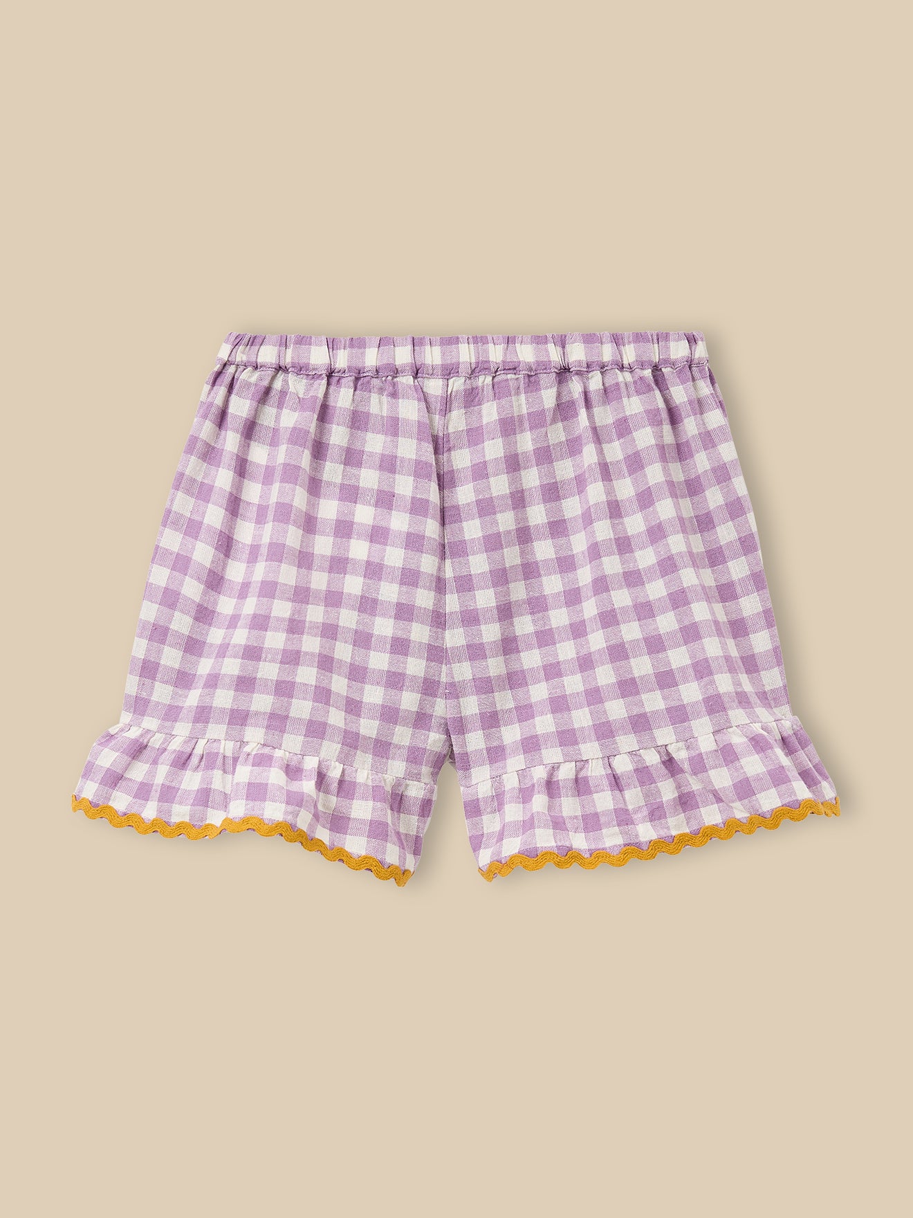 Girl's gingham check shorts - Cyrillus x Emile & Ida