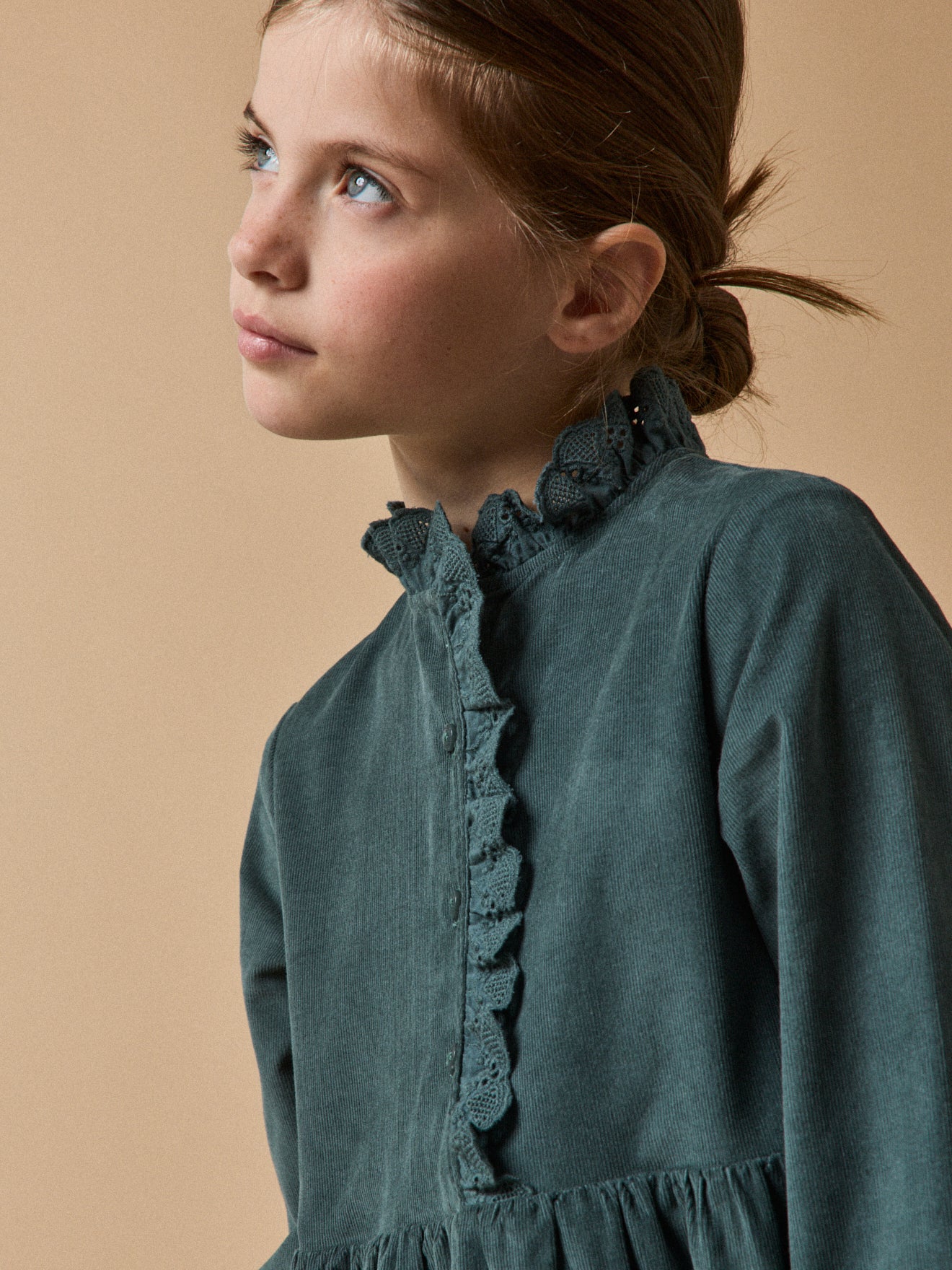 Robe Fille en velours