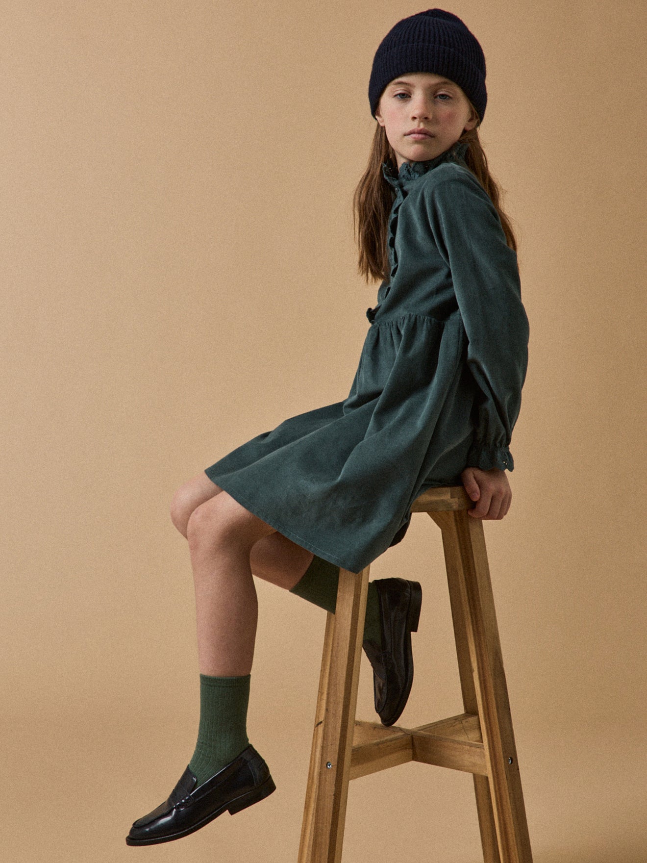 Robe Fille en velours