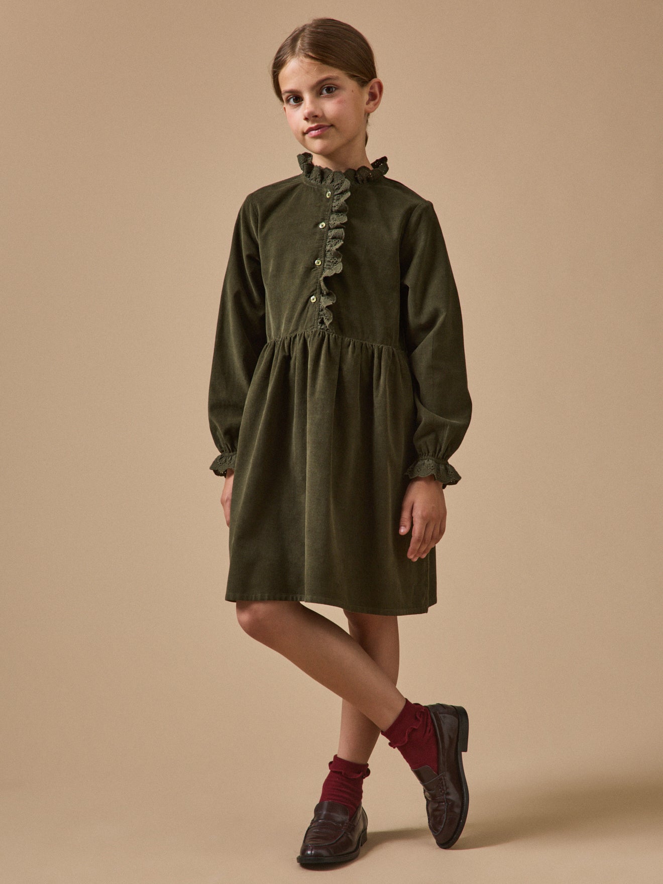 Girl's corduroy dress