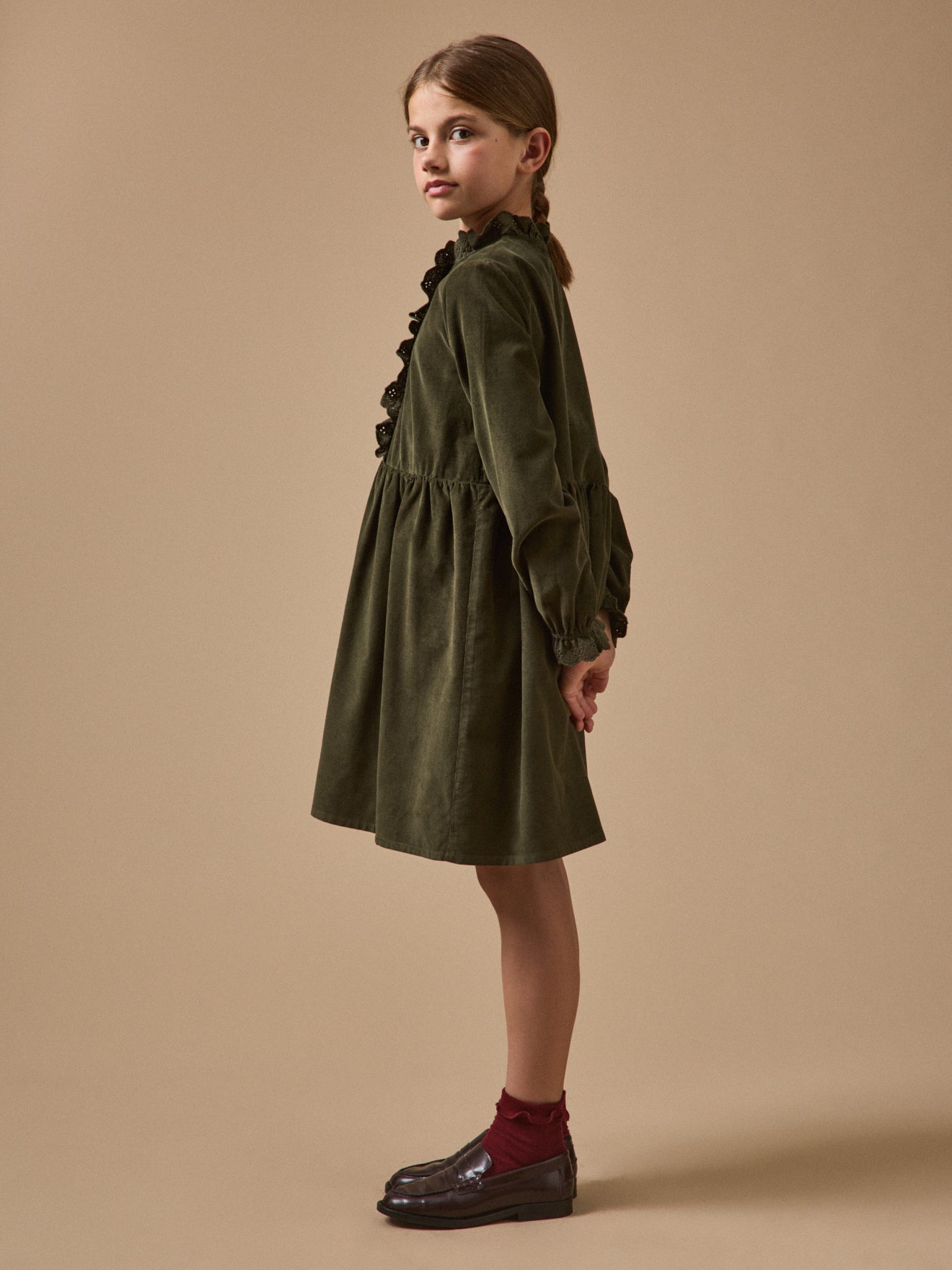 Girl's corduroy dress