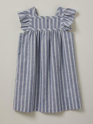 Girl's linen and cotton dress