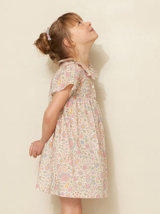 Girl's dress made with Liberty fabric  Alicia Chintz