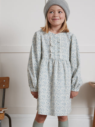 Robe en crêpe Fille imprimé Géraldine